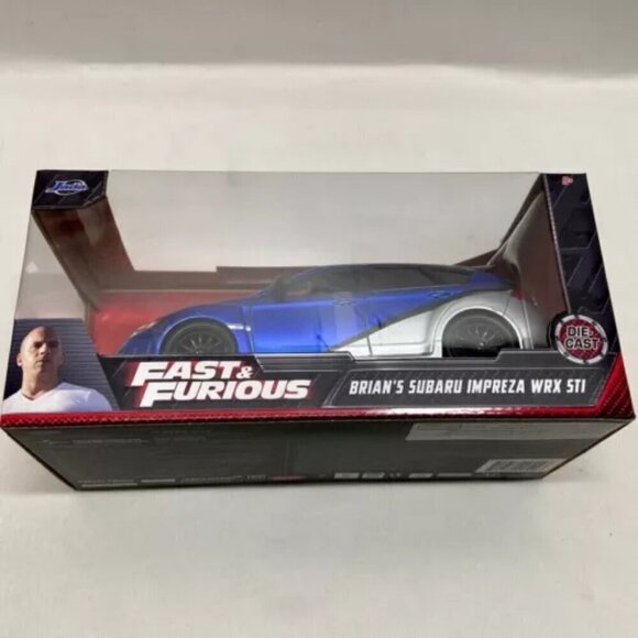 Jada Fast & Furious Brian’s Subaru Impreza WRX STI Die-cast 1:24 Model Car NIP - Picture 14 of 16